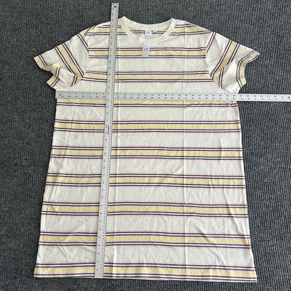 NWT Gap Womens XXL T-Shirt Dress Bundle 3PK Black Striped Short Sleeve Tank Mini - Picture 4 of 16